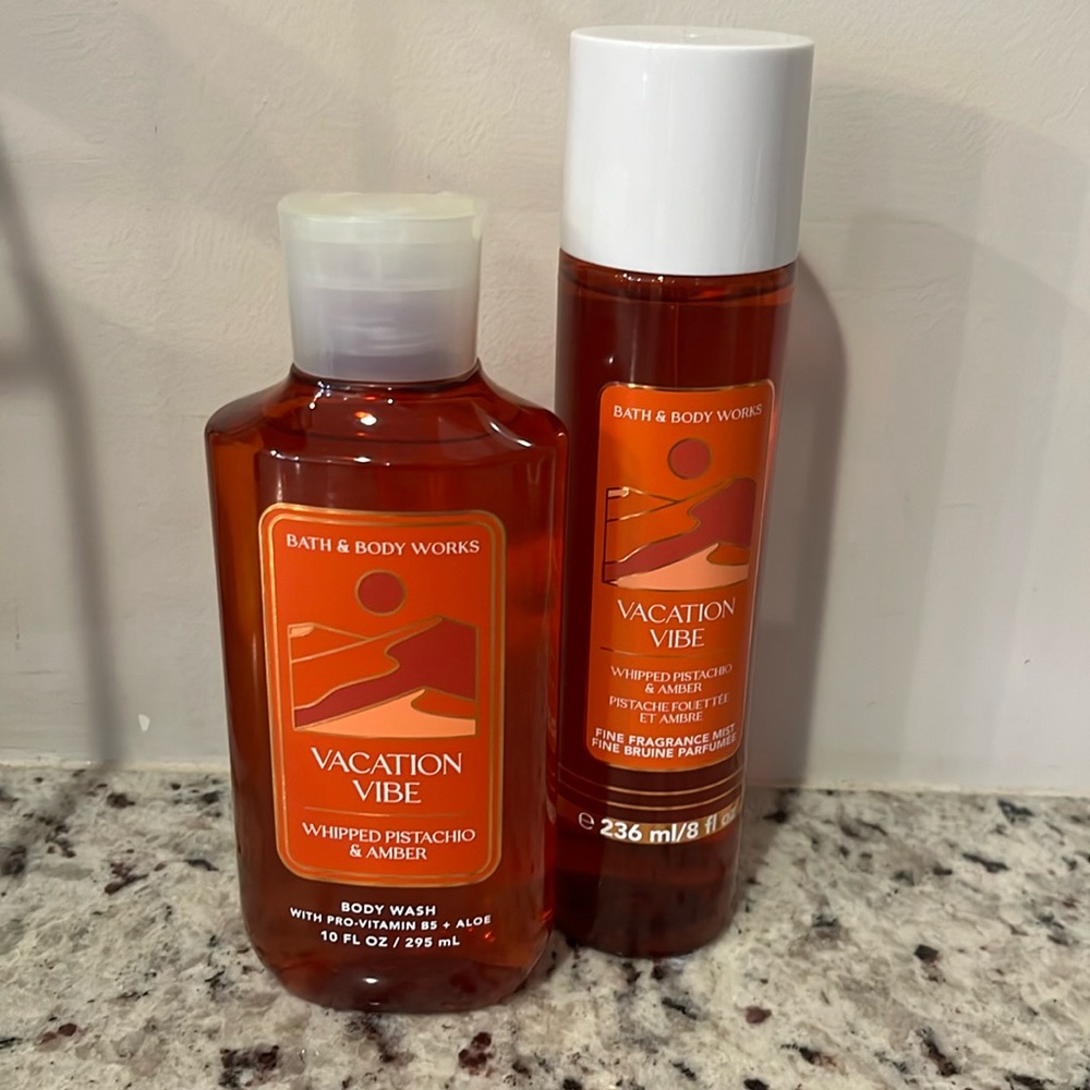 New Bath and body Works bundle vacation vibe
